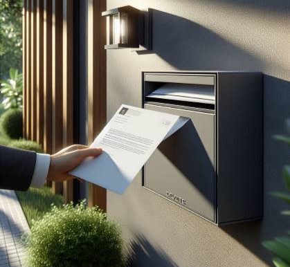 Brief versenden - Expressversand und Lieferung direkt in den Briefkasten.